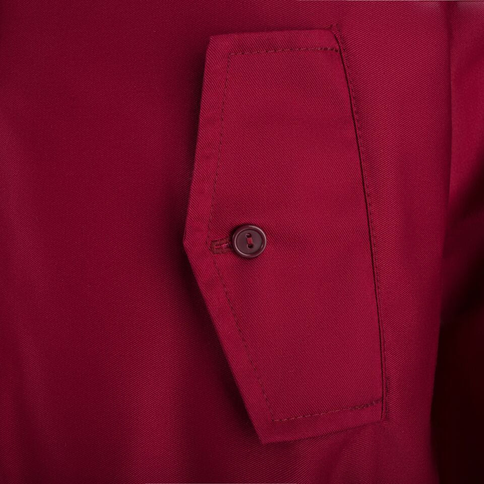Kids Classic Harrington Jacket - Burgundy - Image 3