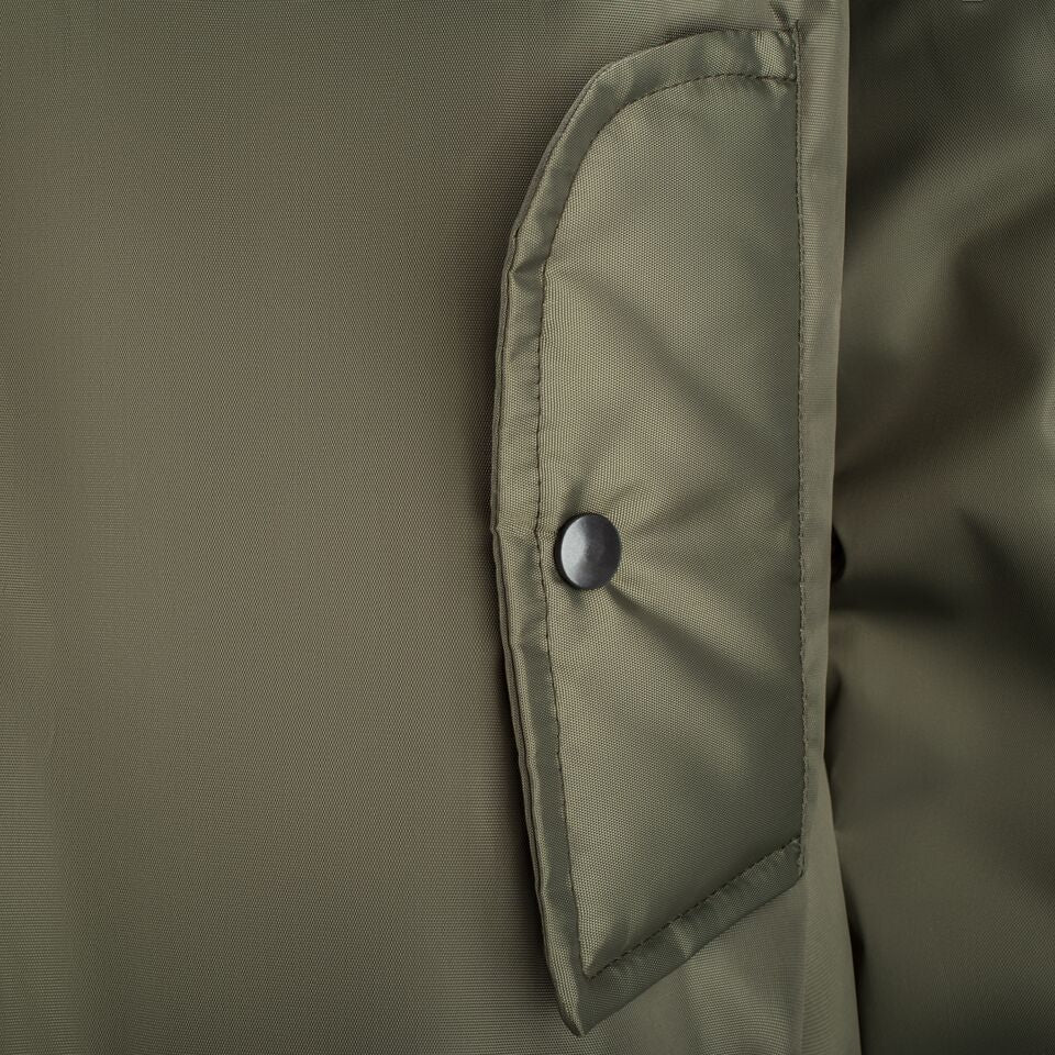 Mens MA1 Flight Bomber Jacket - Olive - Image 3