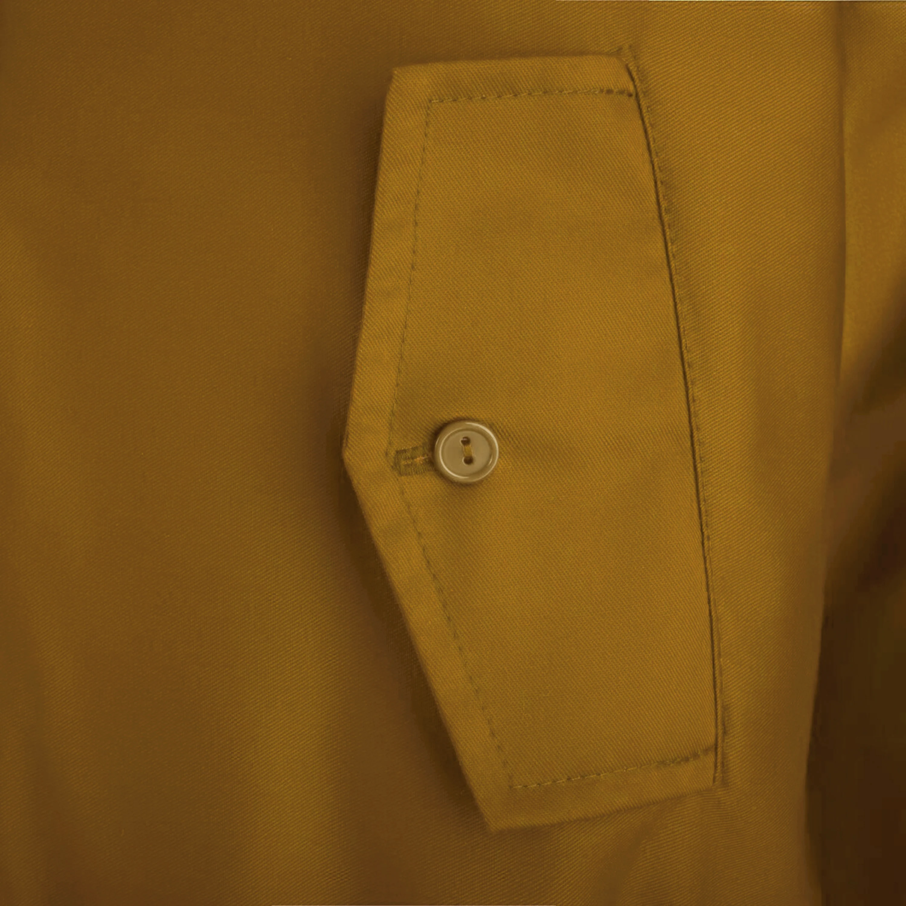 Mens Classic Harrington Jacket - Mustard - Image 3