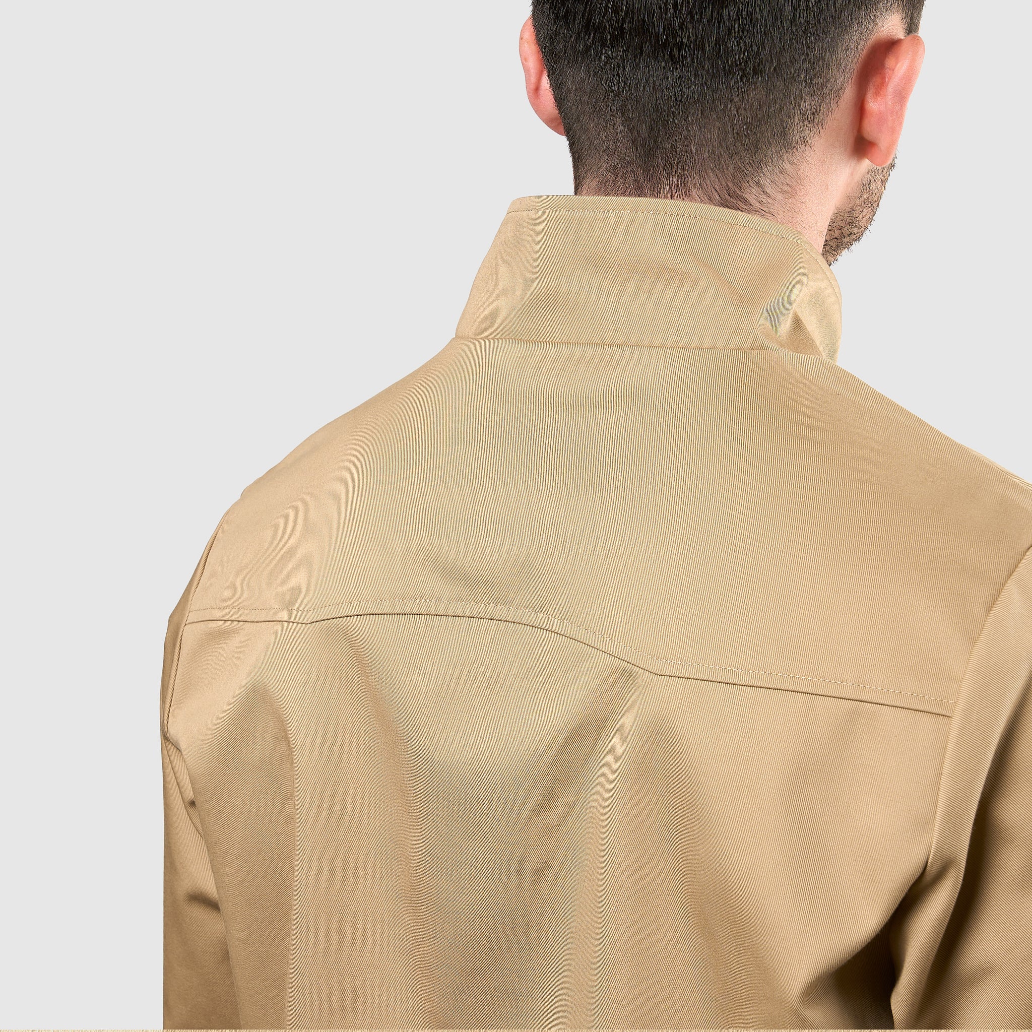 Mens Signature Harrington Jacket - Camel - Image 5
