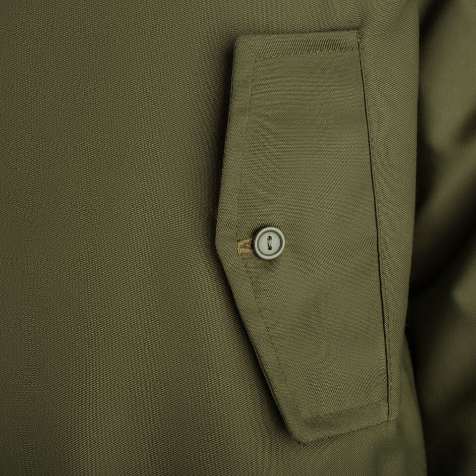 Womens Classic Harrington Jacket - Olive - Image 3