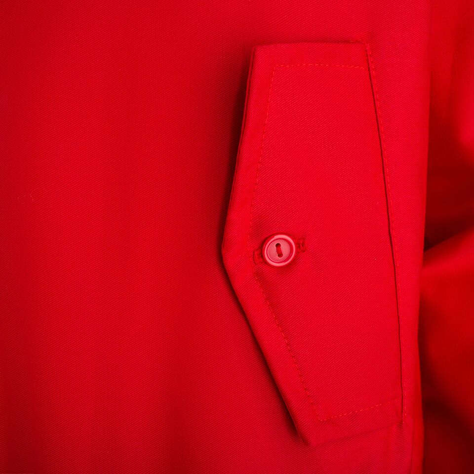 Womens Classic Harrington Jacket - Red - Image 3